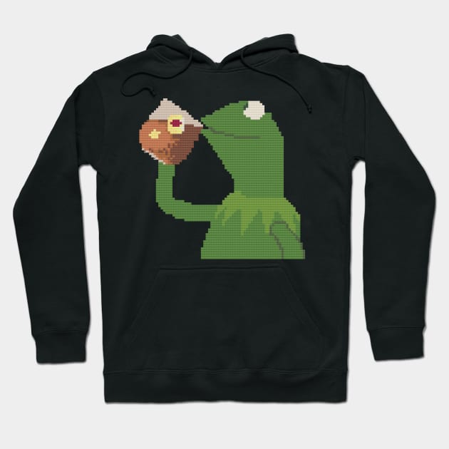 POXELART - Kermit Muppets shows Hoodie by JigongNumpuk